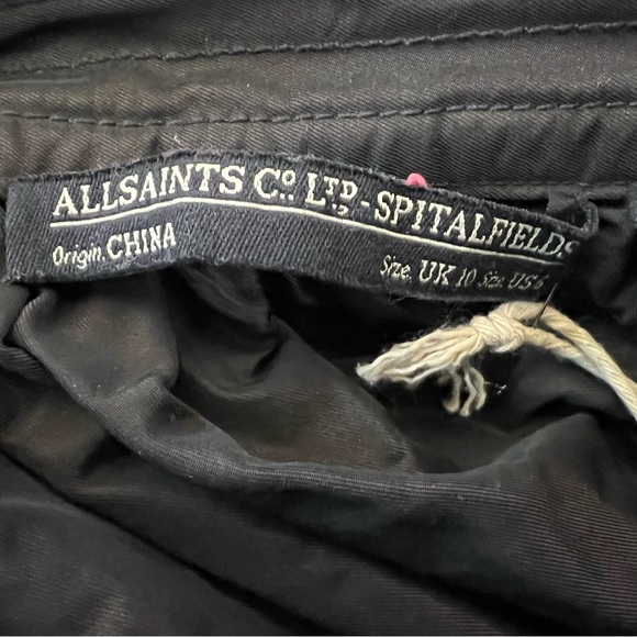 NWOT All Saints Brown Italian Wool Skirt with POCKETS! - Picture 3 of 10